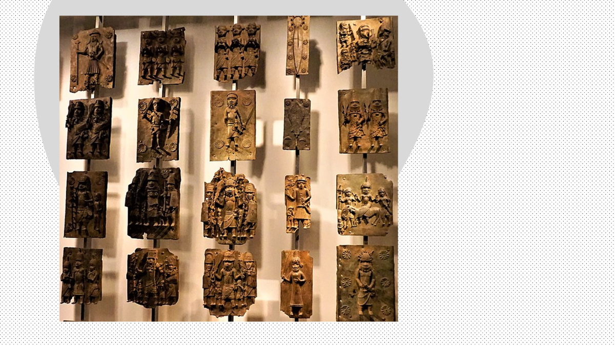 Symbolbild für das Forschungsprojekt „Restitution jenseits der Objekte: Die Rückgabe afrikanischen Kulturerbes als dekoloniales Thema neu denken"